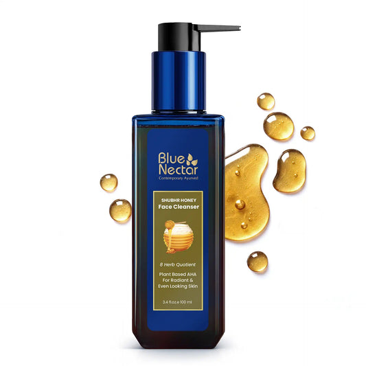 【Blue Nectar】 Honey Detan Face Wash for Glowing Skin (8 herbs)｜ハニー デタン フェイスウォッシュ ツヤ肌用（8種ハーブ）｜200ml