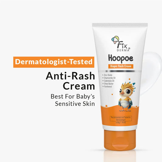 【Fixderma】 Hoopoe Diaper Rash Cream｜フーポー おむつかぶれ クリーム｜50g