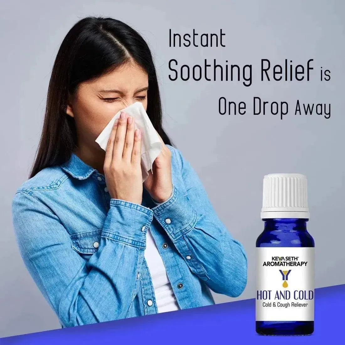 Hot and Cold-Congestion Reliever Steam Inhaler- Prevents Cold and Cough, Flu 10ml