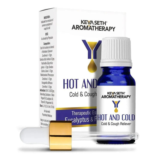 Hot and Cold-Congestion Reliever Steam Inhaler- Prevents Cold and Cough, Flu 10ml