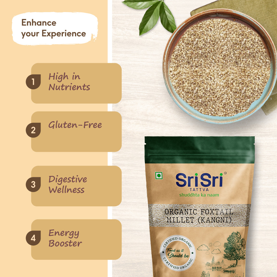 Organic Foxtail Millet (Kangni), 500 g 500g