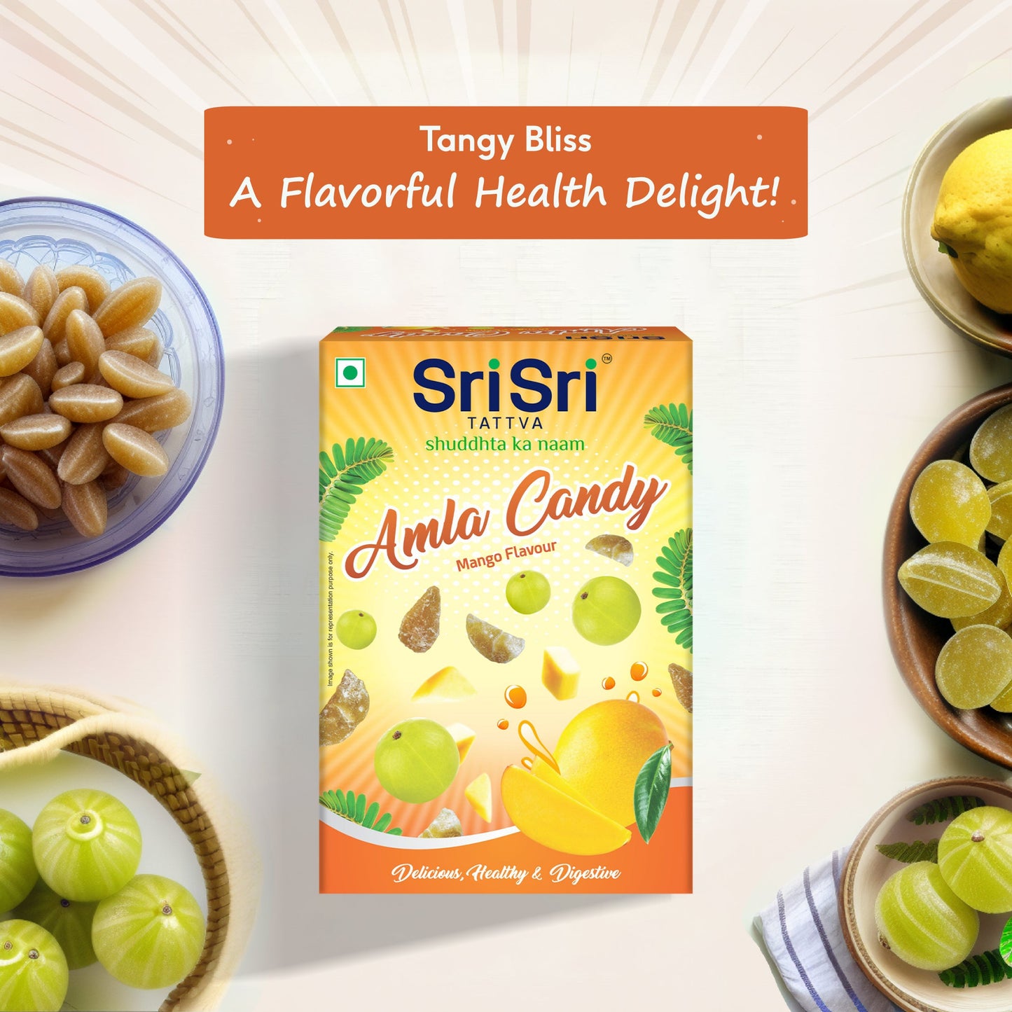 Amla Candy - Mango Flavoured - Delicious Healthy & Digestive, 400 g 400g
