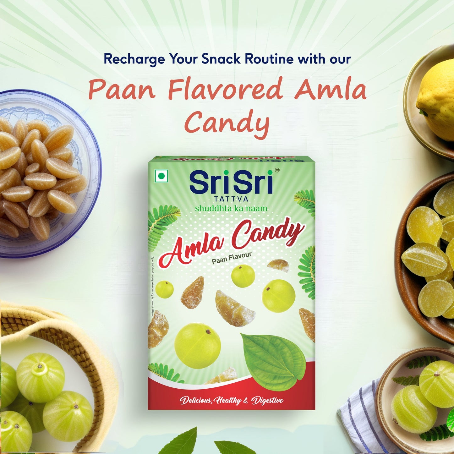 Amla Candy - Paan Flavoured - Delicious, Healthy & Digestive, 400 g 400g