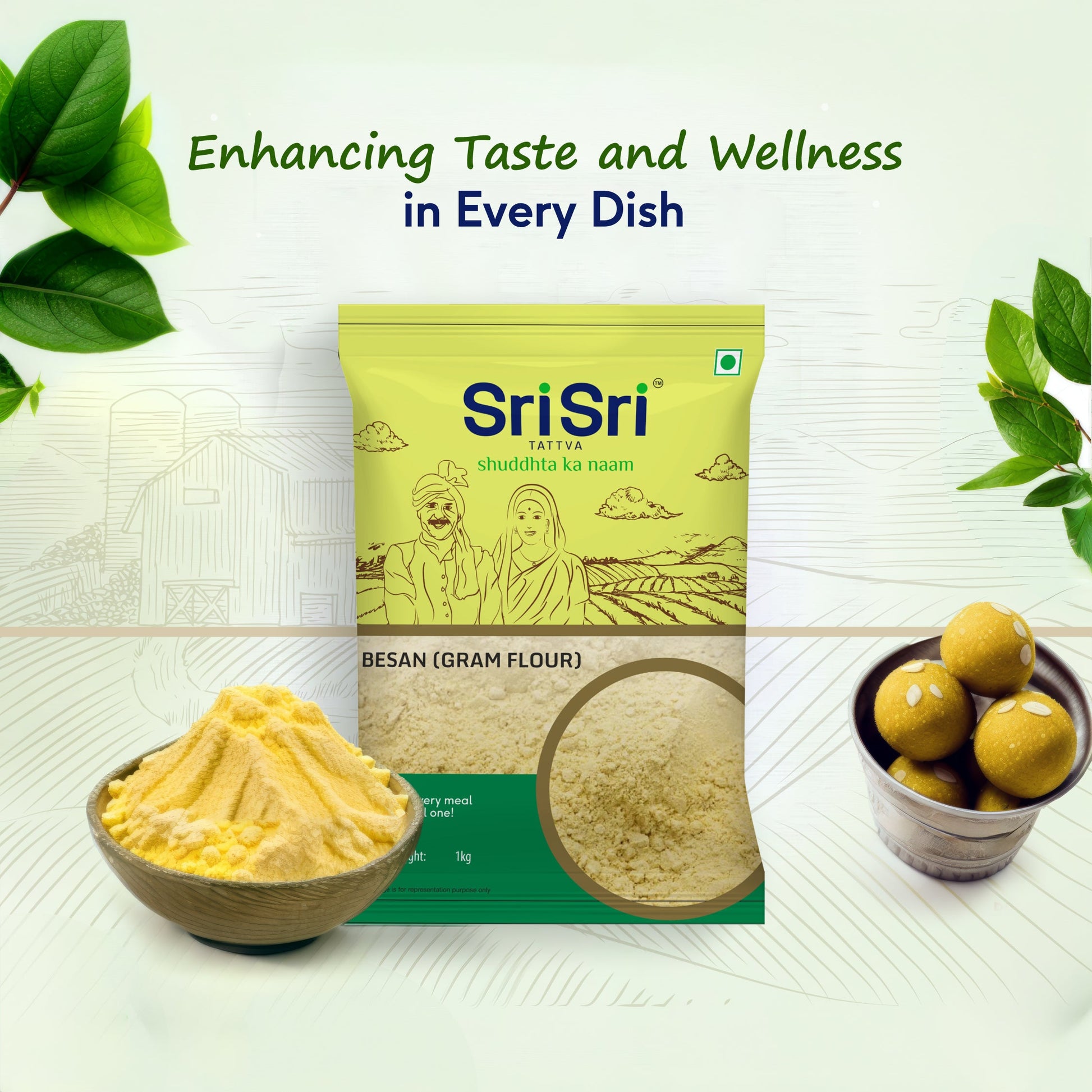 Besan (Gram Flour), 1 kg 1kg