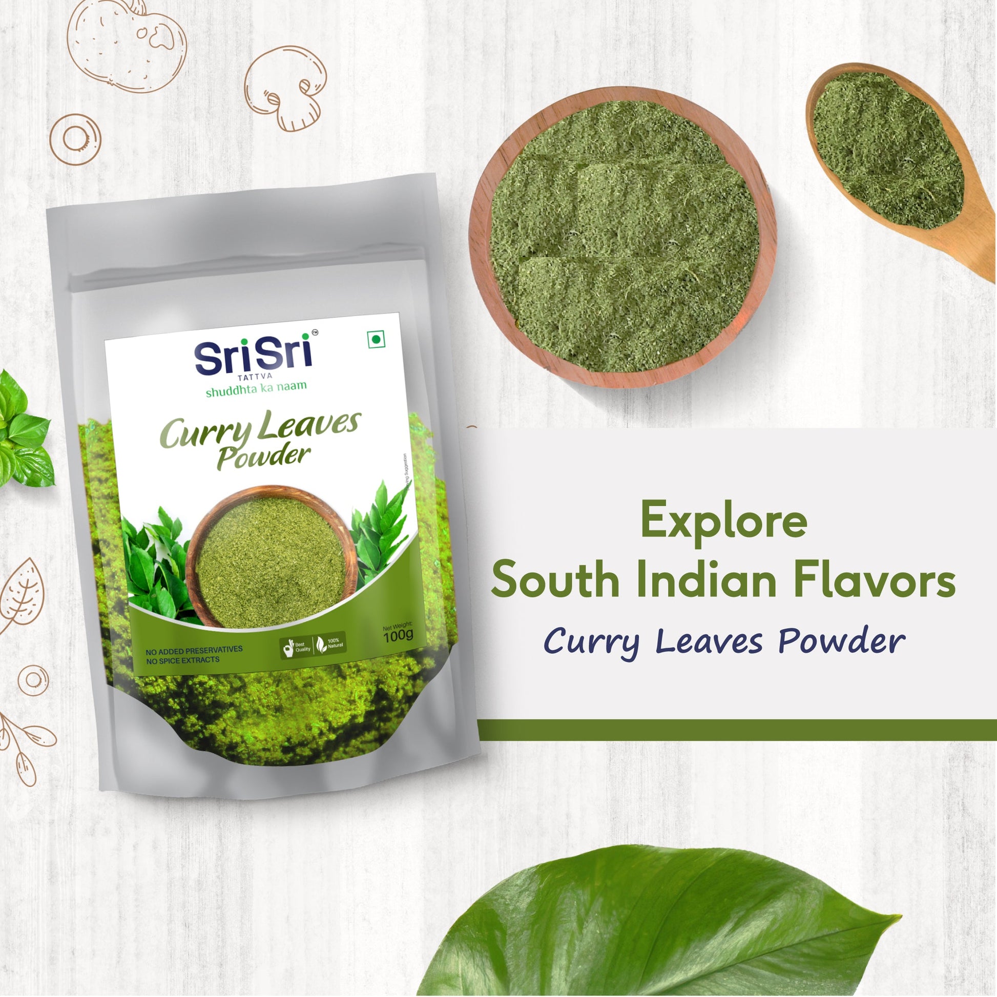Curry Leaves Powder, 100 g 100g