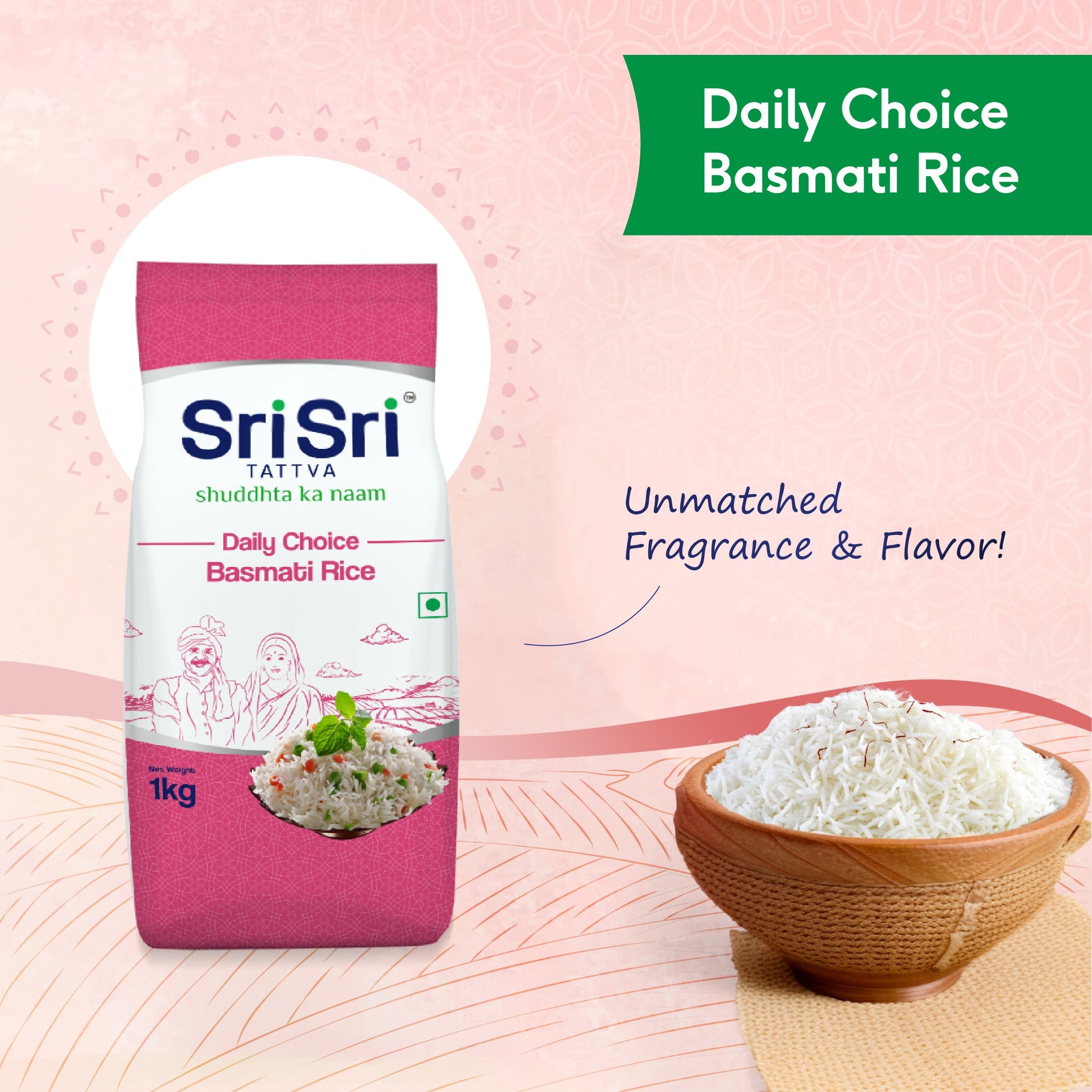 Daily Choice Basmati Rice, 1 kg (Buy 10 Get 1 Free) 1kg