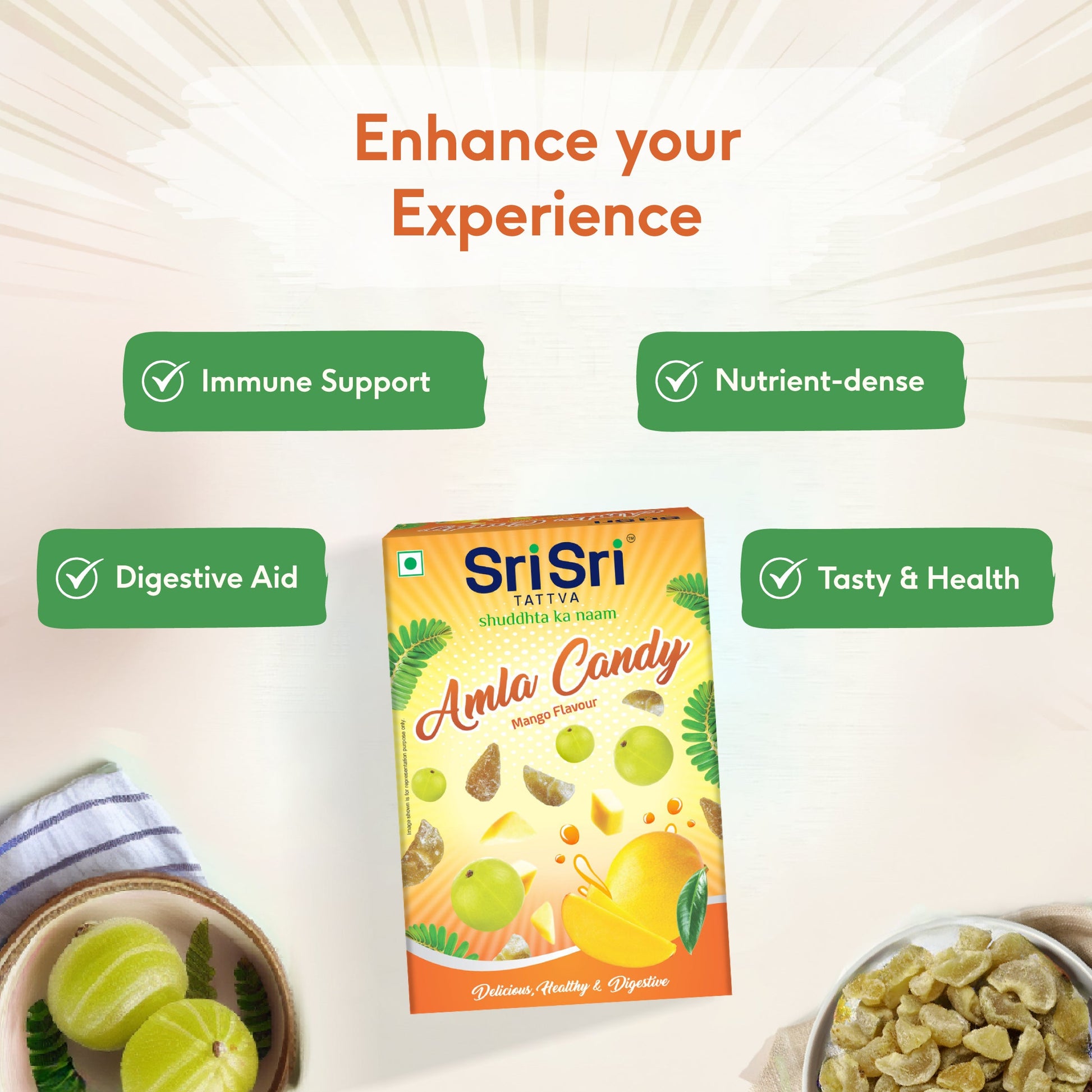 Amla Candy - Mango Flavoured - Delicious Healthy & Digestive, 400 g 400g