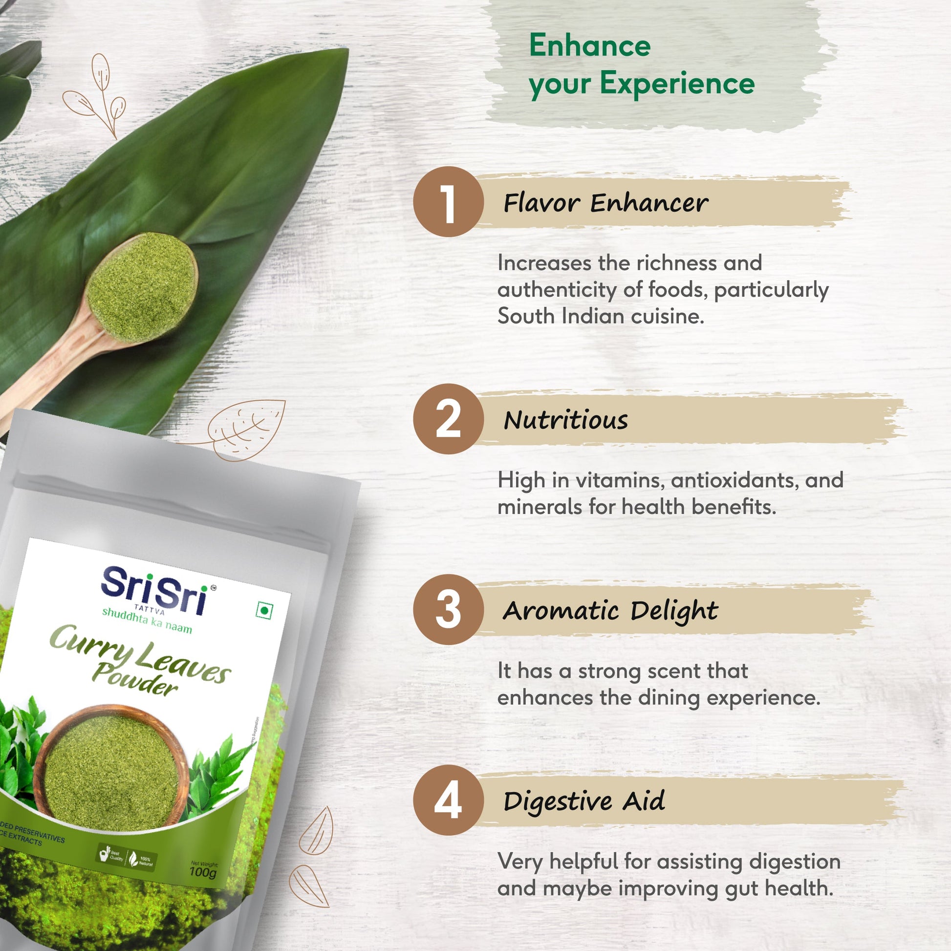 Curry Leaves Powder, 100 g 100g