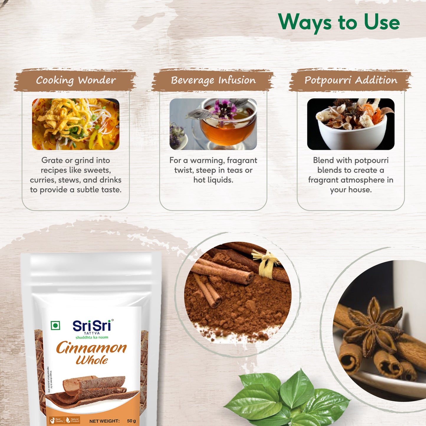 Cinnamon Whole, 50 g 50g
