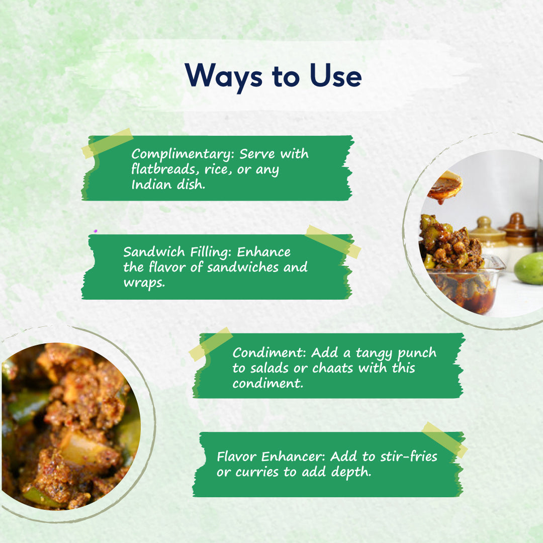 Mango Pickle - Rice Bran Oil, 300g 300g