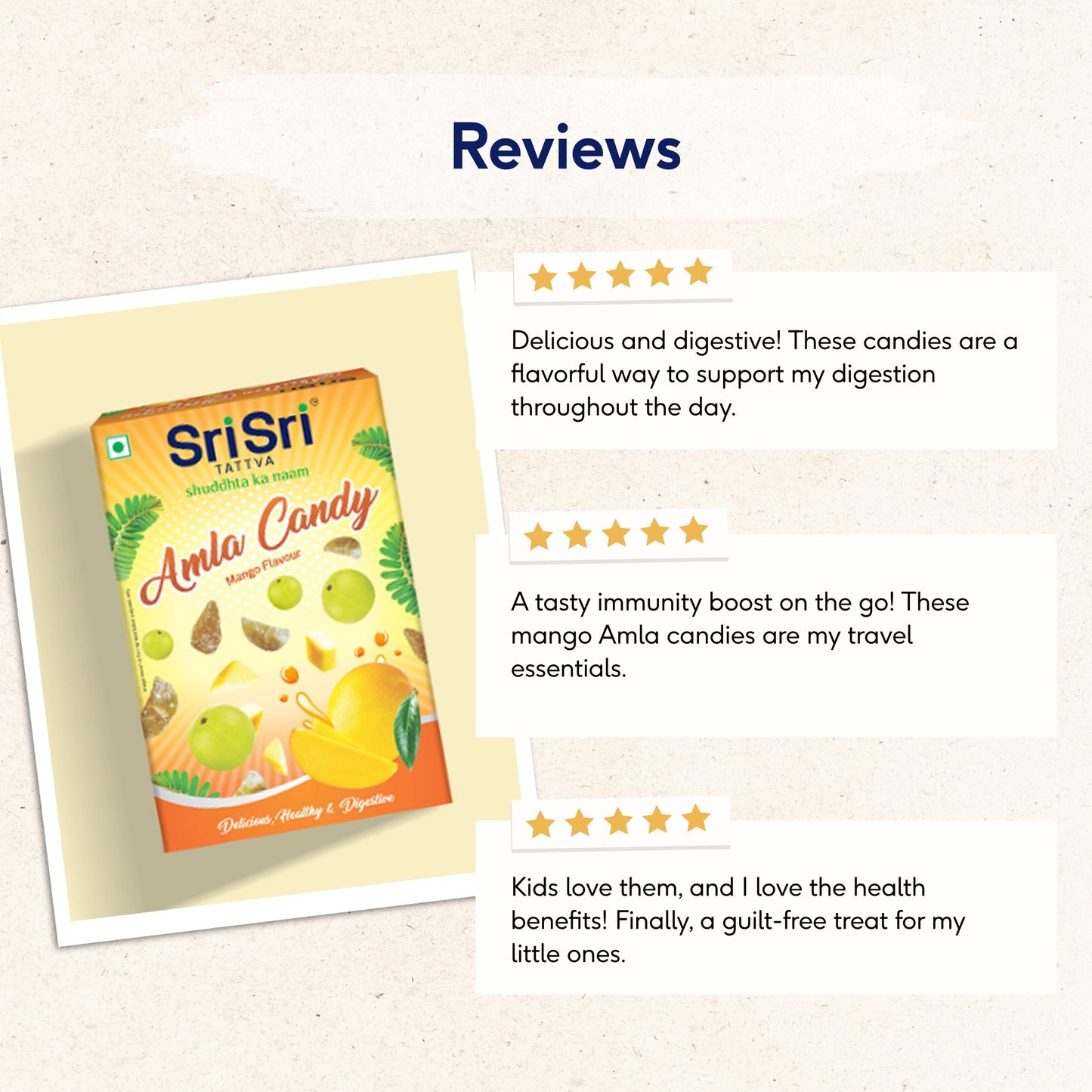 Amla Candy - Mango Flavoured - Delicious Healthy & Digestive, 400 g 400g