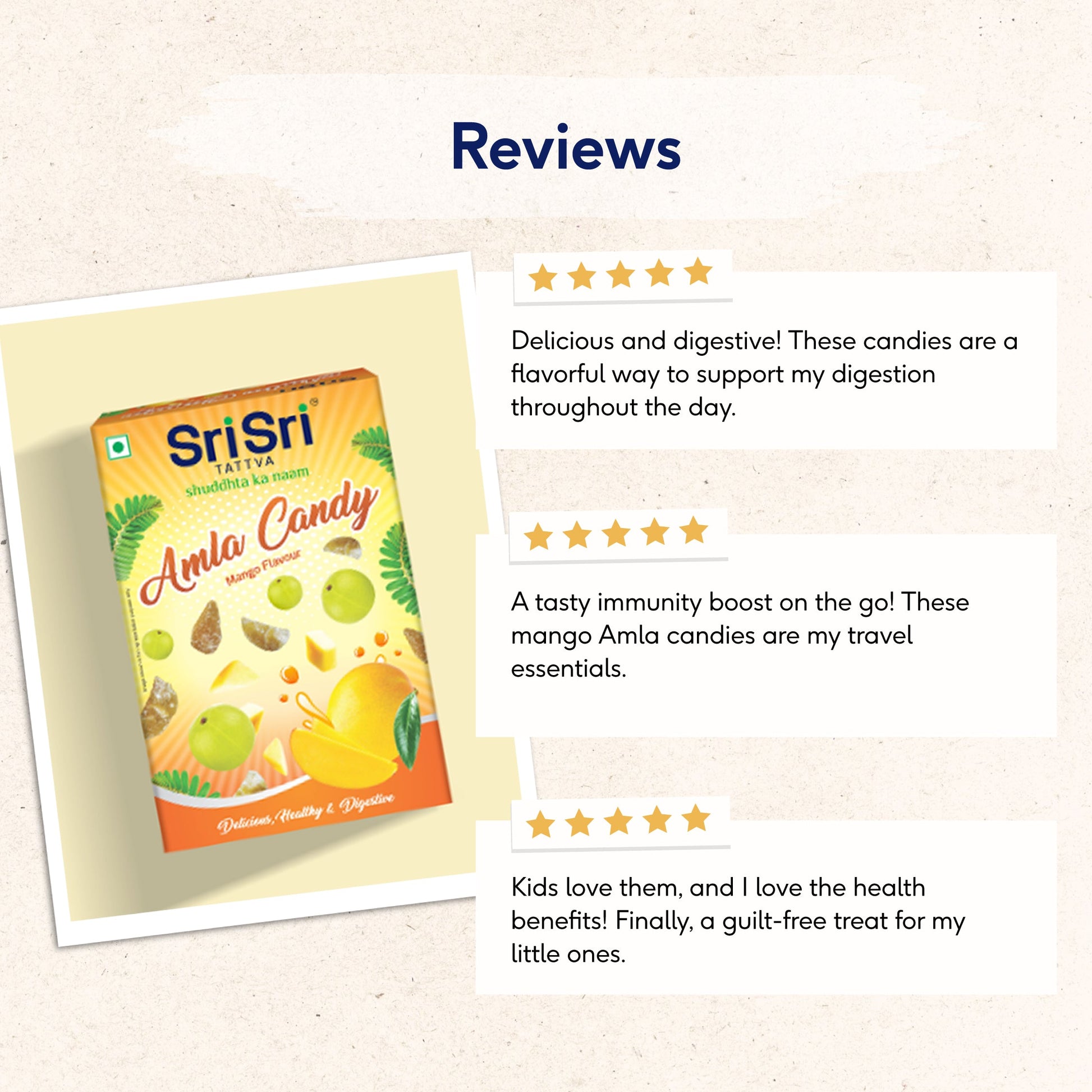 Amla Candy - Mango Flavoured - Delicious Healthy & Digestive, 400 g 400g