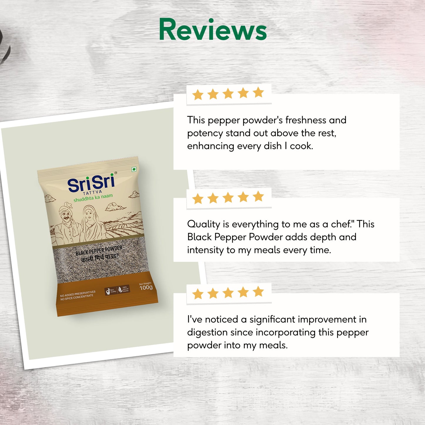 Black Pepper Powder - Kali Mirch, 100 g 100g