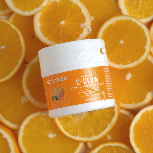 【Bella Vita】 C Glow Vitamin C Face Pack -100gm｜ビタミンC フェイスパック｜100g