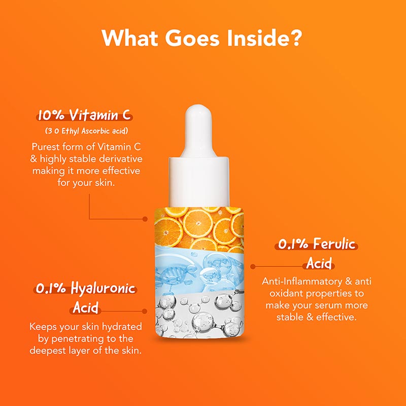 C-Glow 10% Vitamin C Serum - 30ml (Pack of 2) 30ml