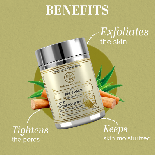 Gold Thermo Herb Face Pack 50gm