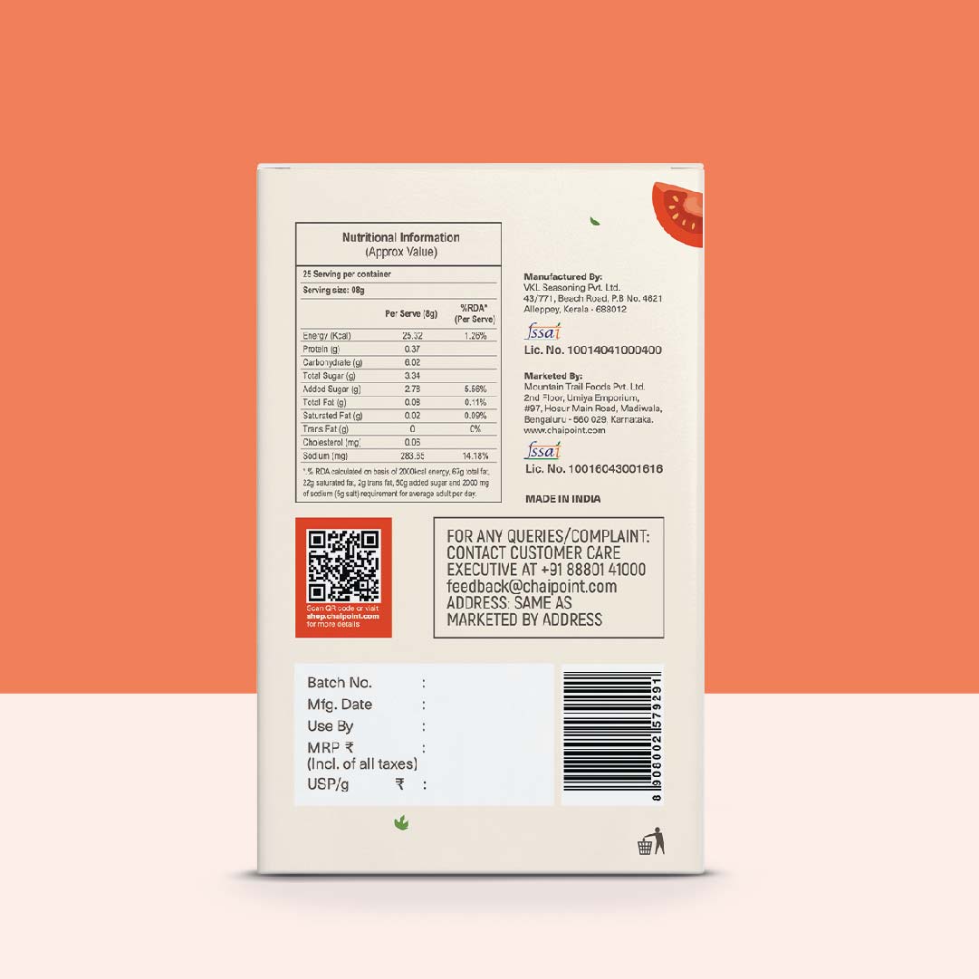 Tomato Soup 25 Sachets (8g Each)