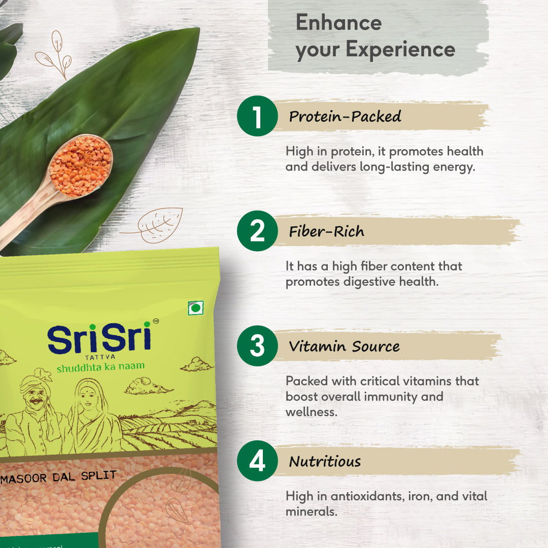 Masoor Dal Split, 1kg 1kg