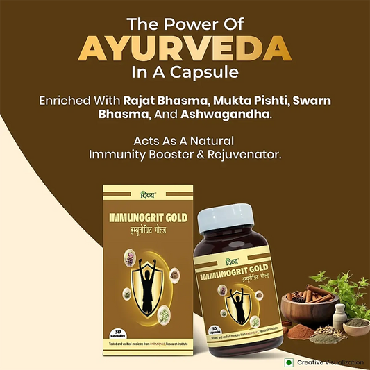 Divya Immunogrit Gold Capsule 30 N (18 Gram)