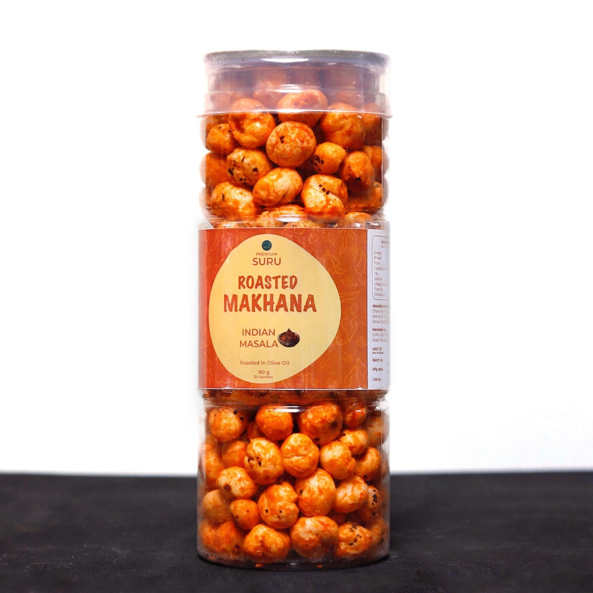 【SURU】 Indian Masala Roasted Makhana｜インディアンマサラ ローストマカナ（ハスの実）｜90g