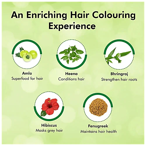Indica Easy Hair Color Shampoo Pump Pack Natural Black 180ml