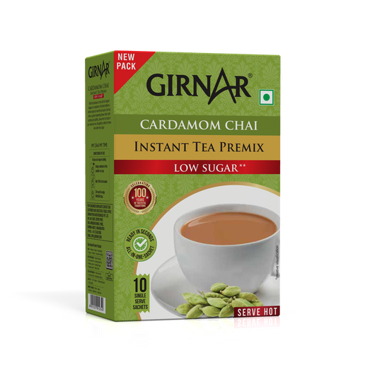 Instant Tea Premix With Cardamom (Low Sugar) 10 Sachets