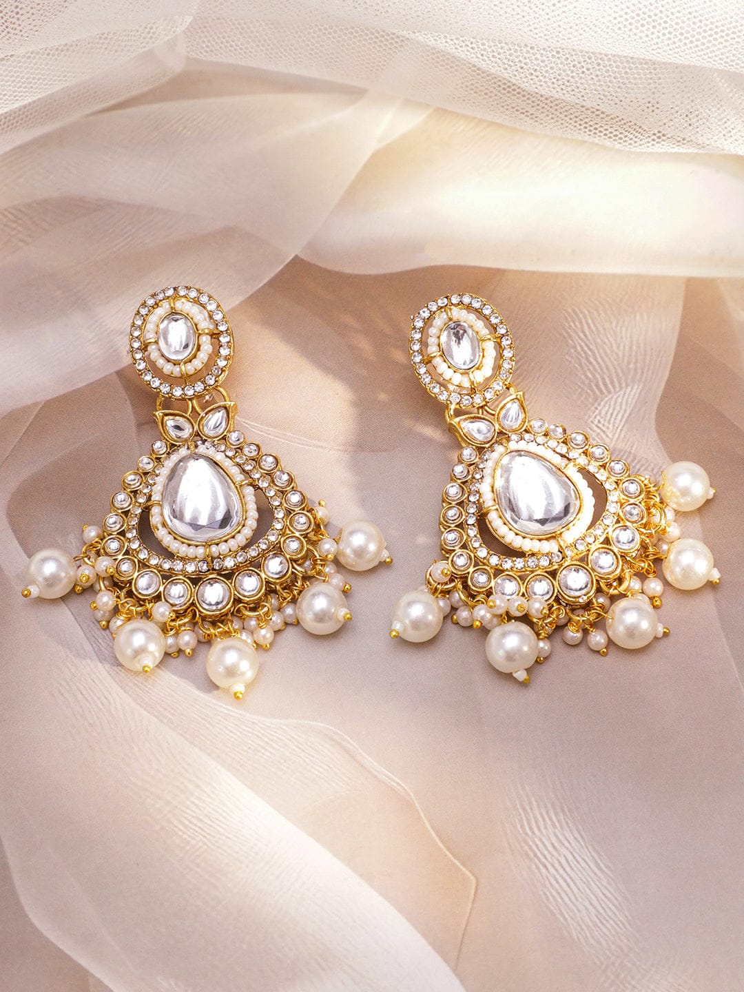 Ivory Glow Luxury Necklace Set フリーサイズ