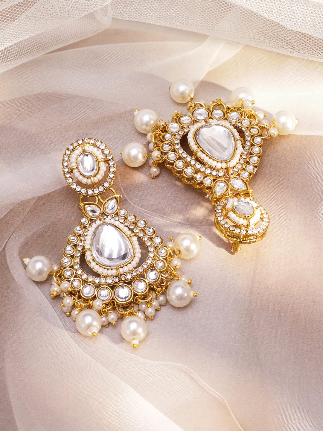 Ivory Glow Luxury Necklace Set フリーサイズ