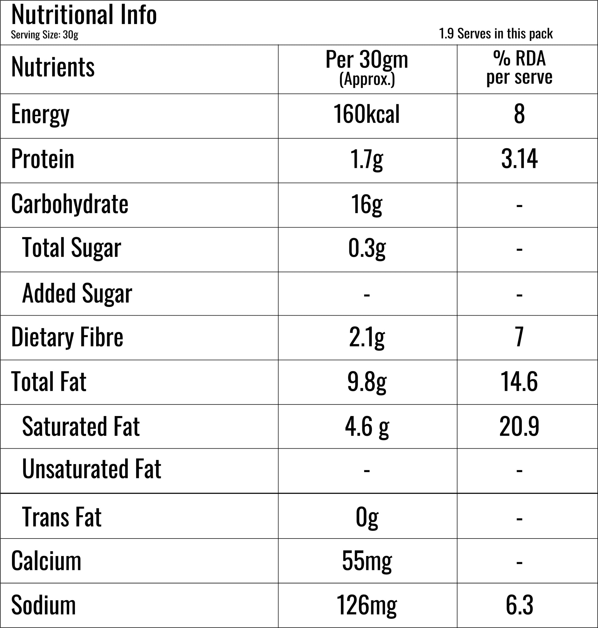 Jalapeno Ragi Chips 170g