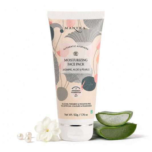 Mantra Herbal Jasmine, Aloe And Pearls Moisturizing Face Pack 50g