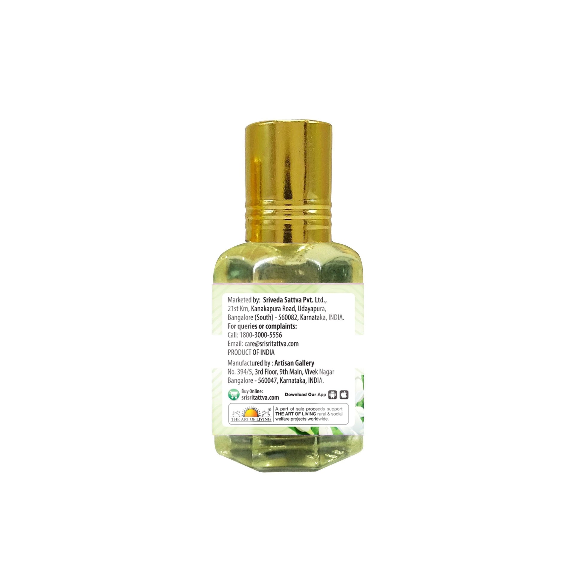 Aroma - Jasmine - Roll on Perfume, 10 ml 10ml