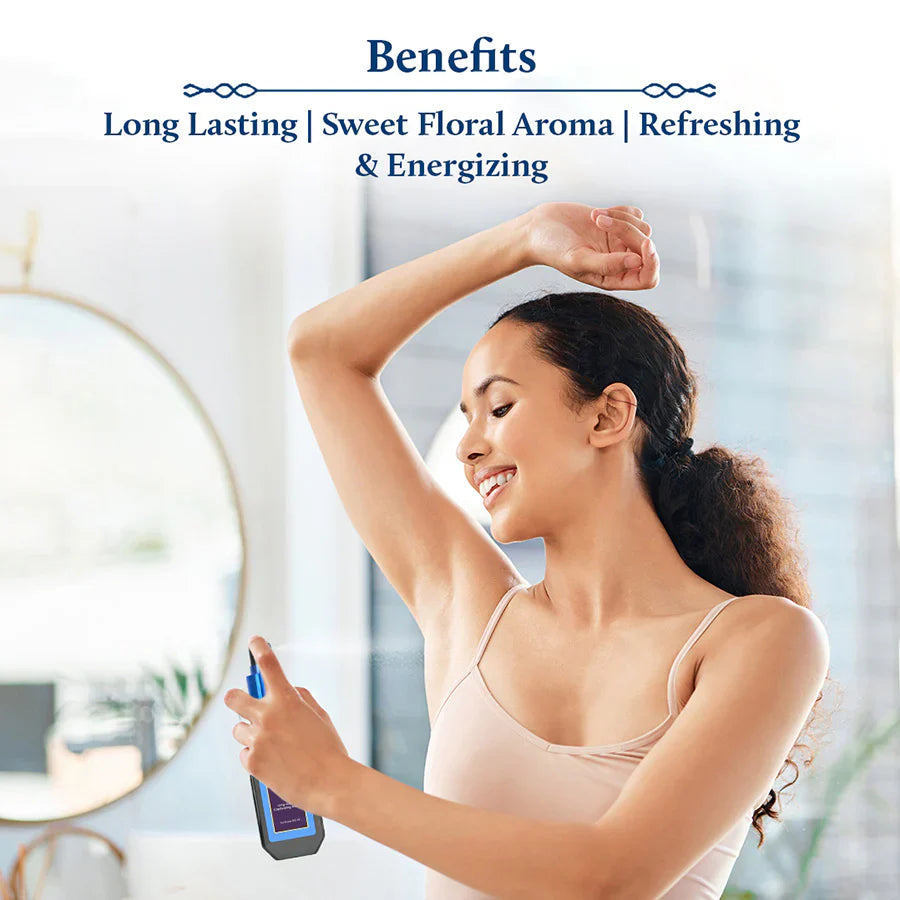 Niraa Udupi Jasmine Body Mist for Long Lasting Freshness and Relaxation 140g