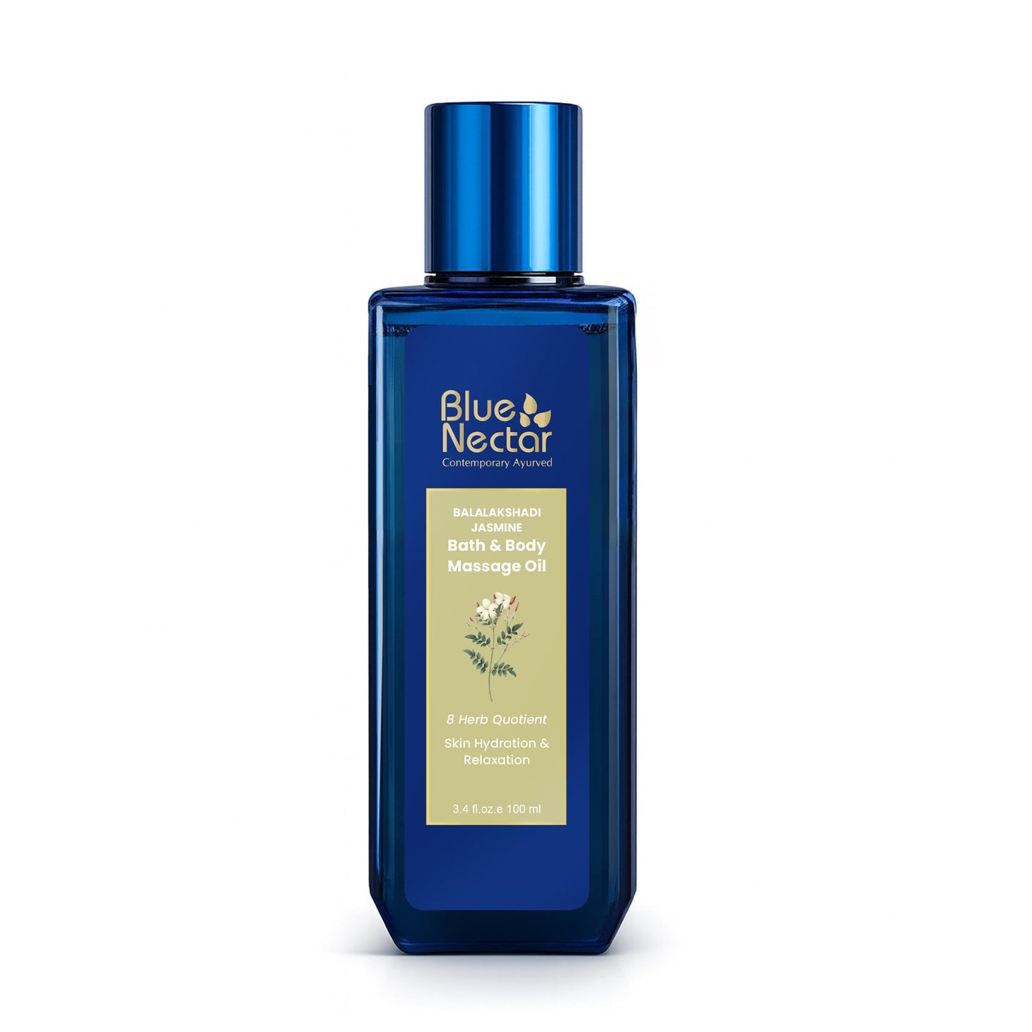 Balalakshadi Jasmine Body Massage & Bath Oil (8 Herbs) 100ml