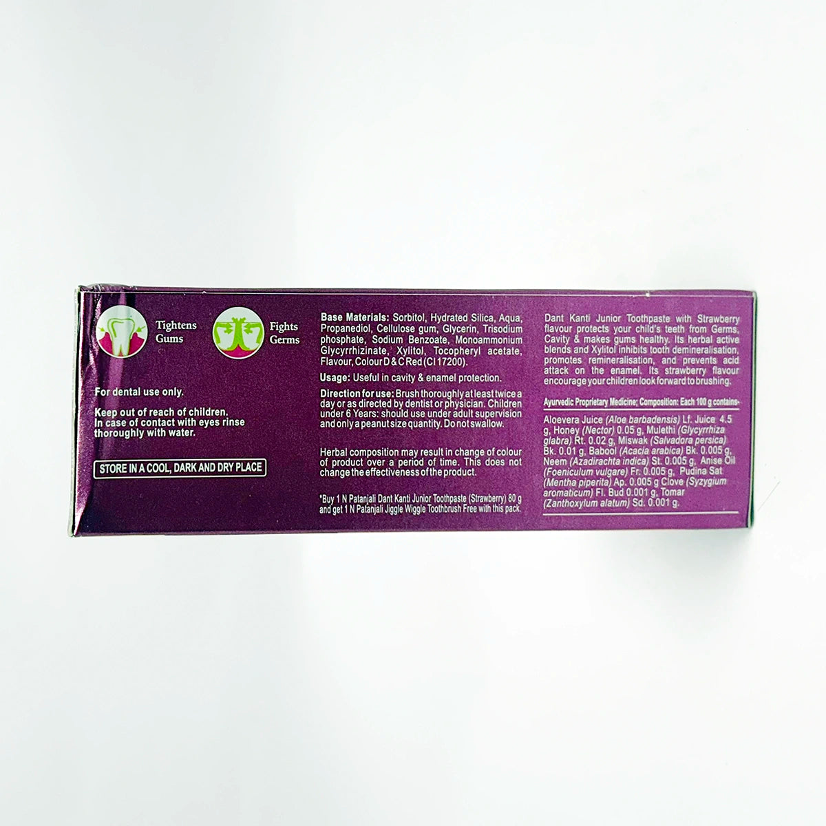 Dant Kanti Junior Toothpaste (Strawberry)