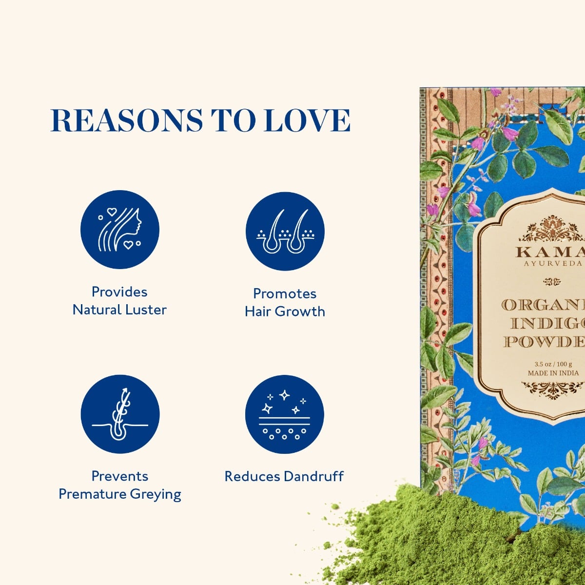 Organic Indigo Powder 100g