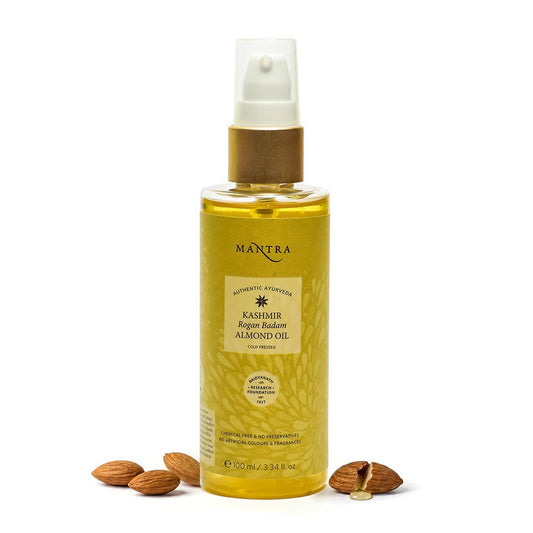 Mantra Herbal Kashmir Rogan Badam Almond Oil Cold Pressed 100ml
