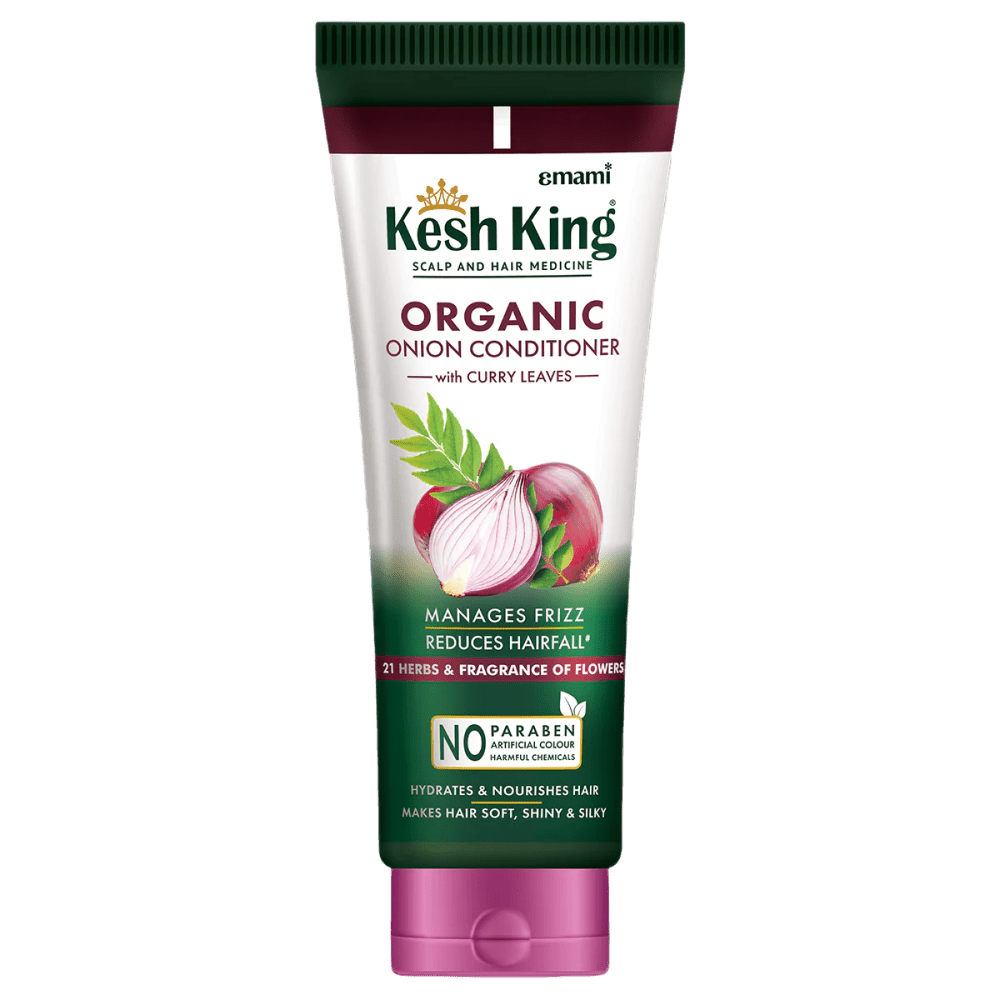 Kesh King Organic Onion Conditioner with Curry Leaves for hydrated and nourished hair 200 ml