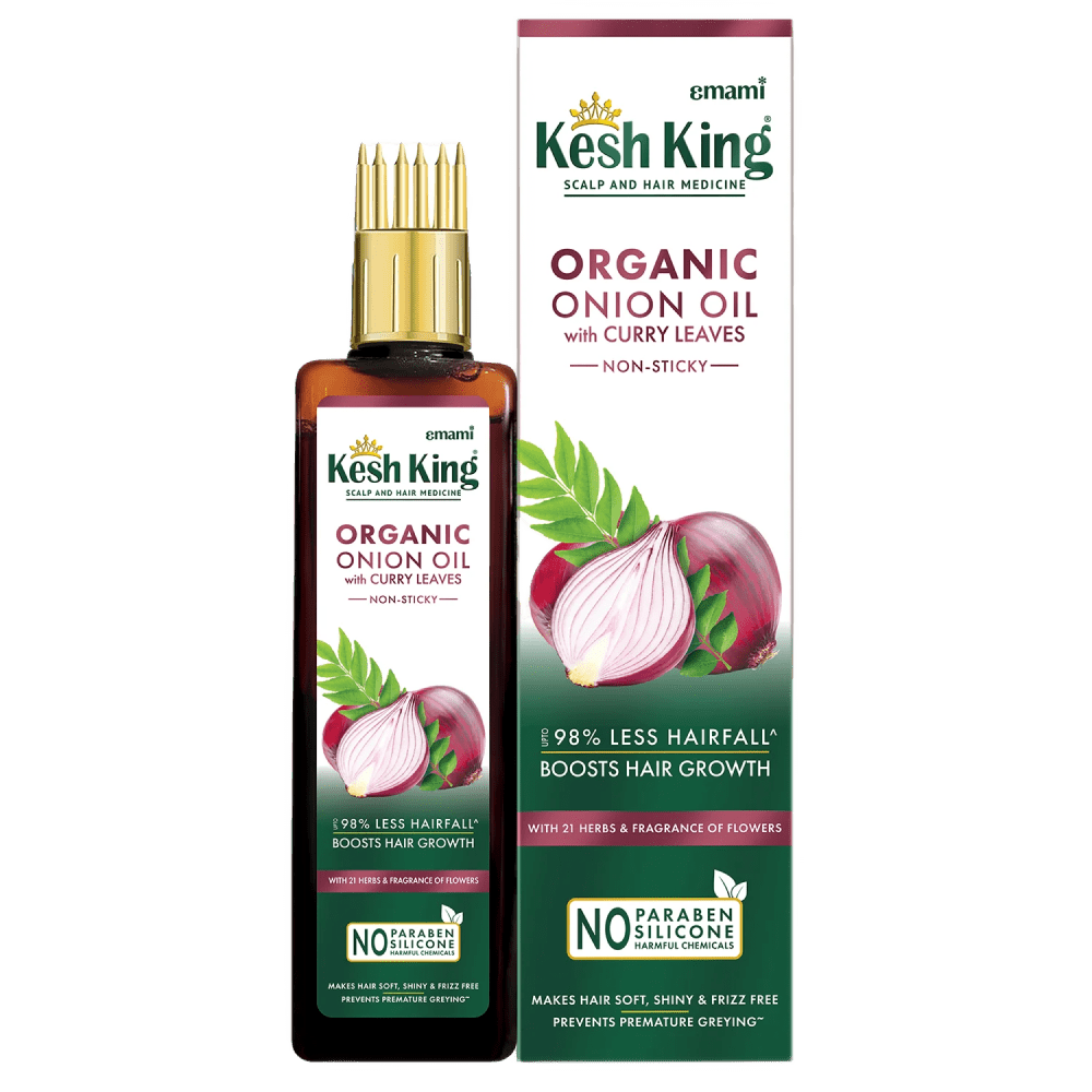 Kesh King Organic Onion Oil With Curry Leaves 100 ml
