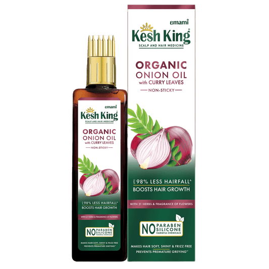 Kesh King Organic Onion Oil With Curry Leaves 100 ml