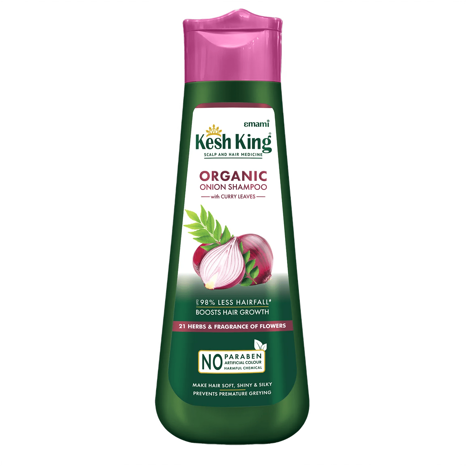 Kesh King Organic Onion Shampoo With Curry Leaves - 300 ml