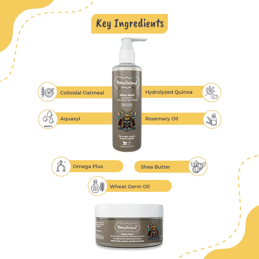 Teenilicious Tattoo Care Kit - Tattoo Aftercare For Old & New Tattoos