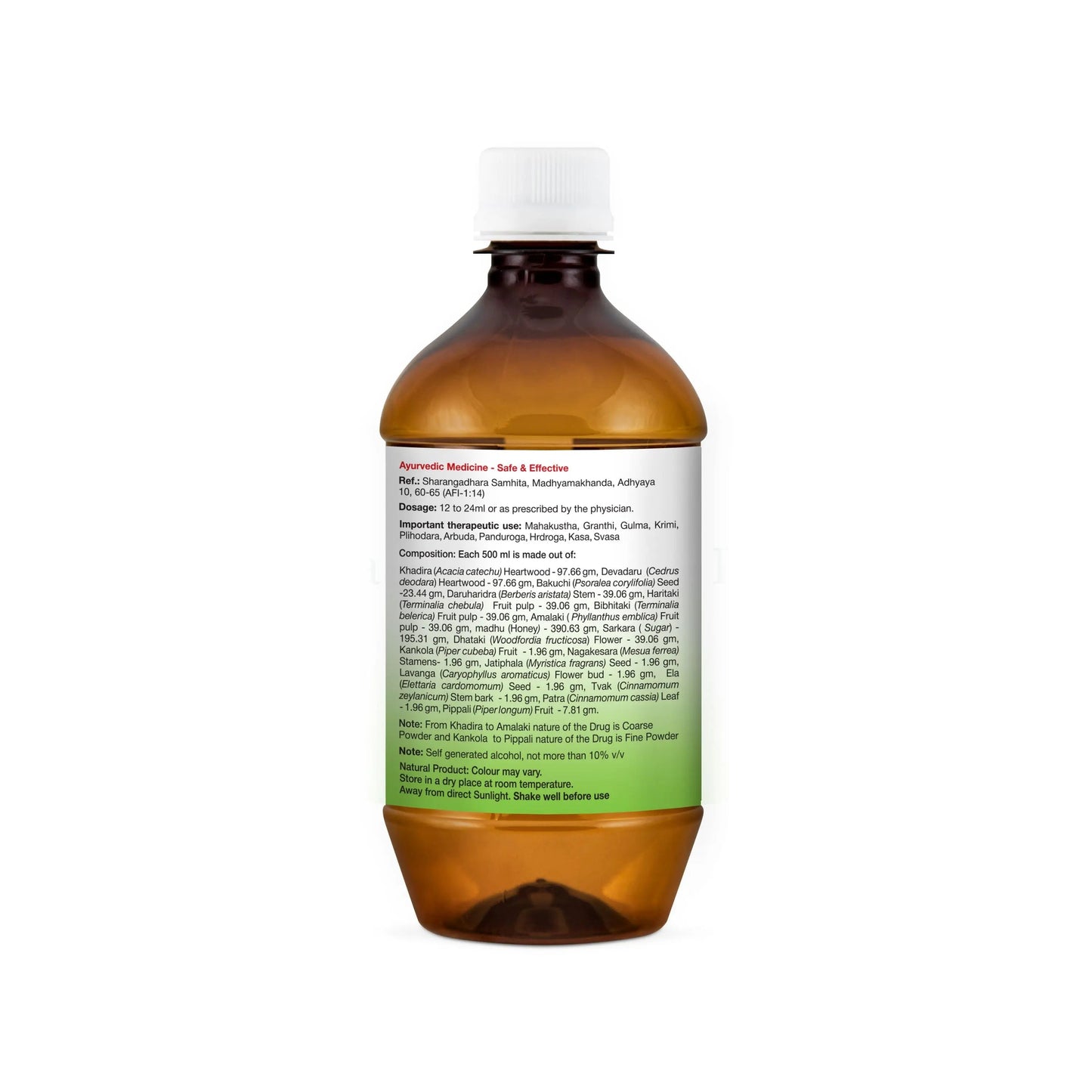 Khadirarishta, 500 ml 500ml