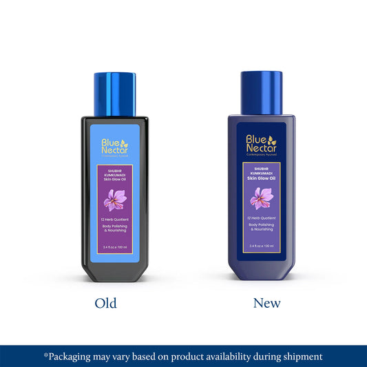 Shubhr Kumkumadi Body Oil for Glowing Skin | Body Polishing & Nourishing (12Herbs) 200ml