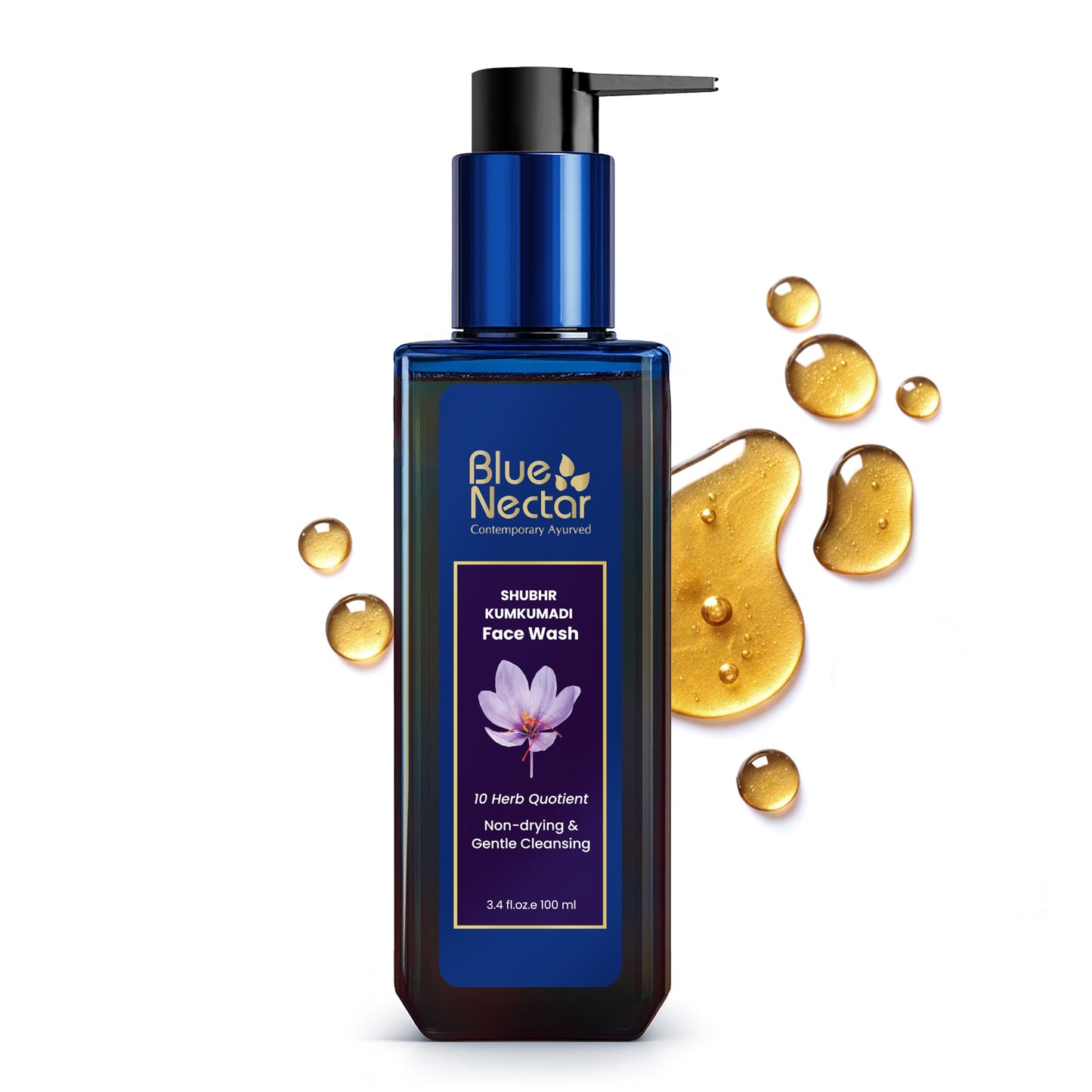 Kumkumadi Face Wash for Gentle Cleansing (10 Herbs) 100ml