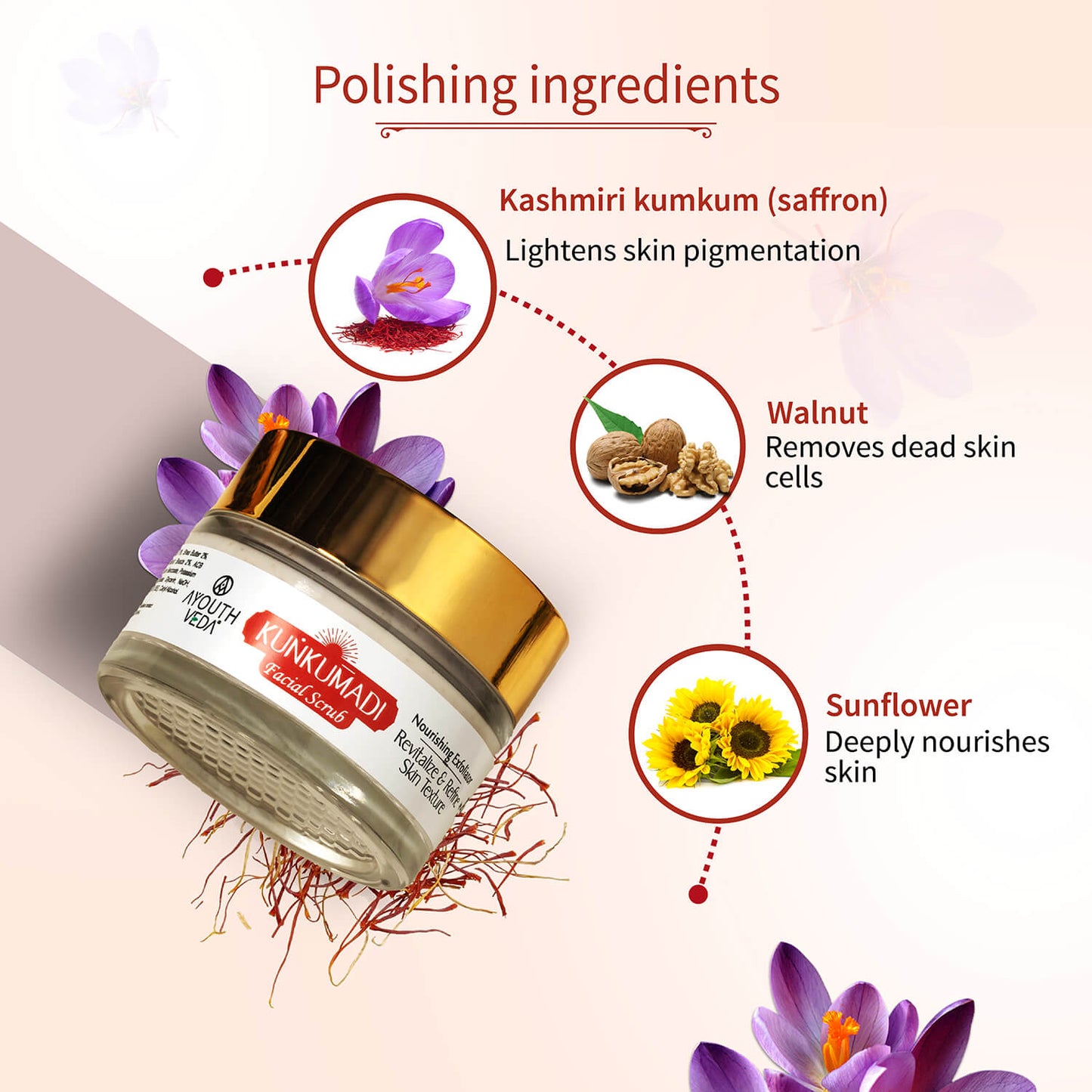 Kunkumadi Facial Scrub ( Net Qty -50g ) 50g