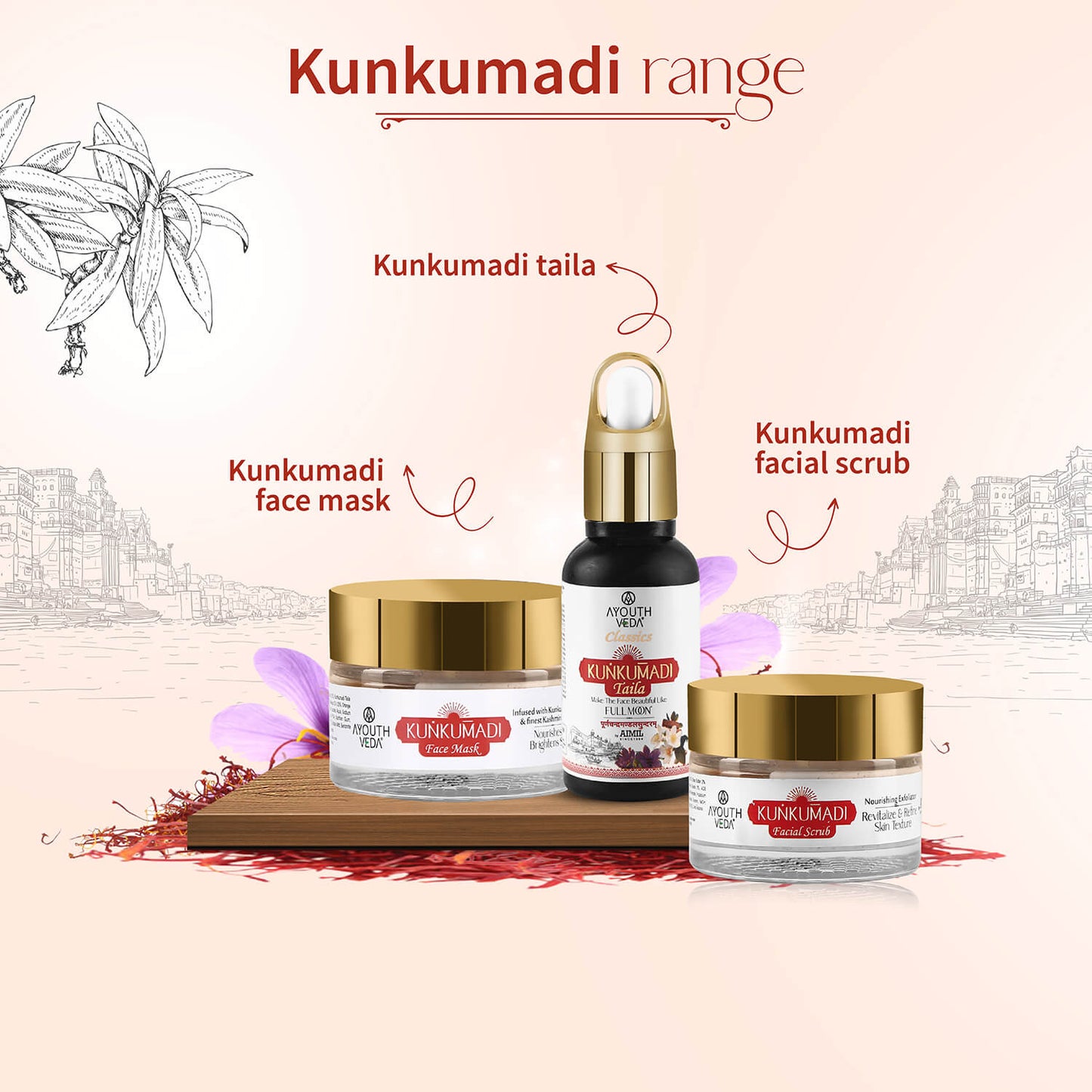 Kunkumadi Facial Scrub ( Net Qty -50g ) 50g