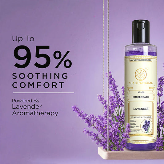 【KHADI】 Khadi Natural Lavender Bubble Bath｜ラベンダー バブルバス｜210ml