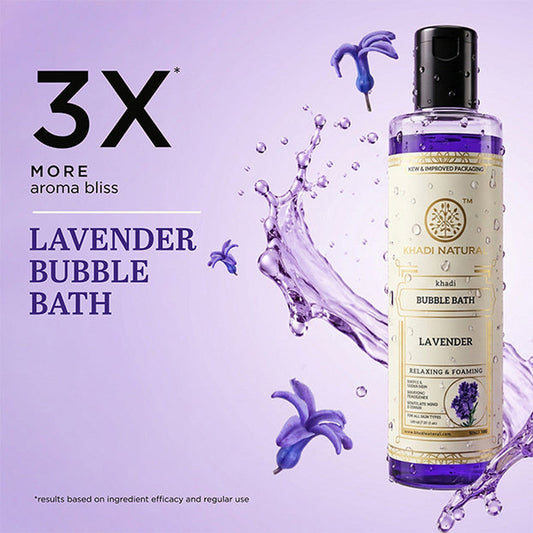 【KHADI】 Khadi Natural Lavender Bubble Bath｜ラベンダー バブルバス｜210ml