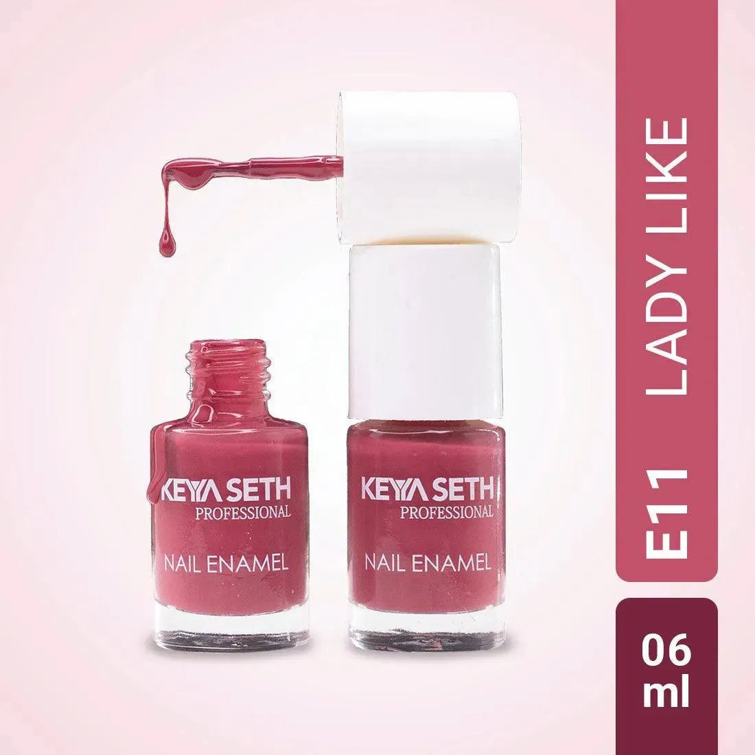 Ballerina + Lady Like Long Wear Nail Enamel Enriched with Vitamin E & Argan Oil 12g
