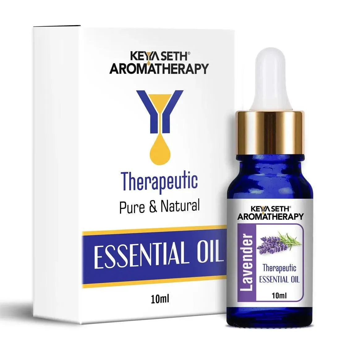 Lavender Essential Oil, Therapeutic, Pure & Natural, Stress Relief, Insomnia, Cold, Asthma, Skin & Hair Tonic 10ml 10ml